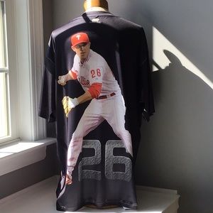 MLBPA shirt. Chase Utley, Phillies EUC.